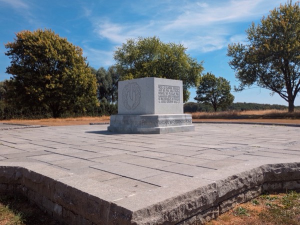 The Mount Sorrel Canadian Memorial near Ypres