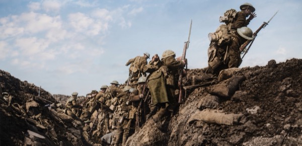 The Somme battlefield photograph