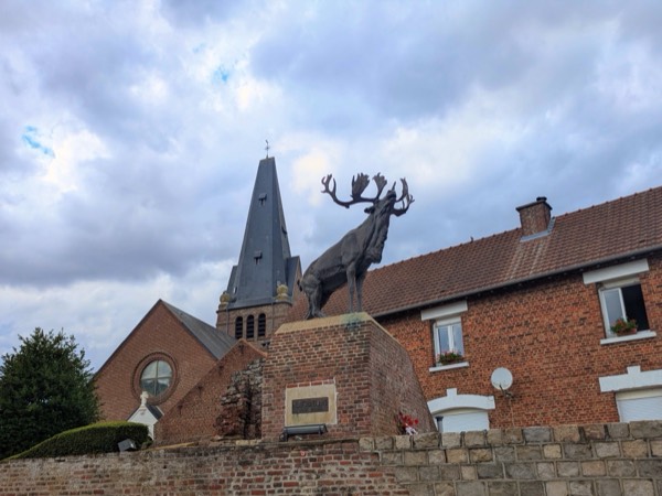 The Newfoundland Caribou memorial at Monchy-le-Preux